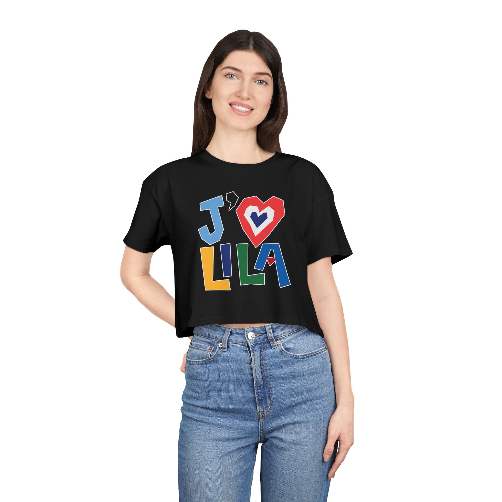 J'<3 LILA Adult Crop Tee