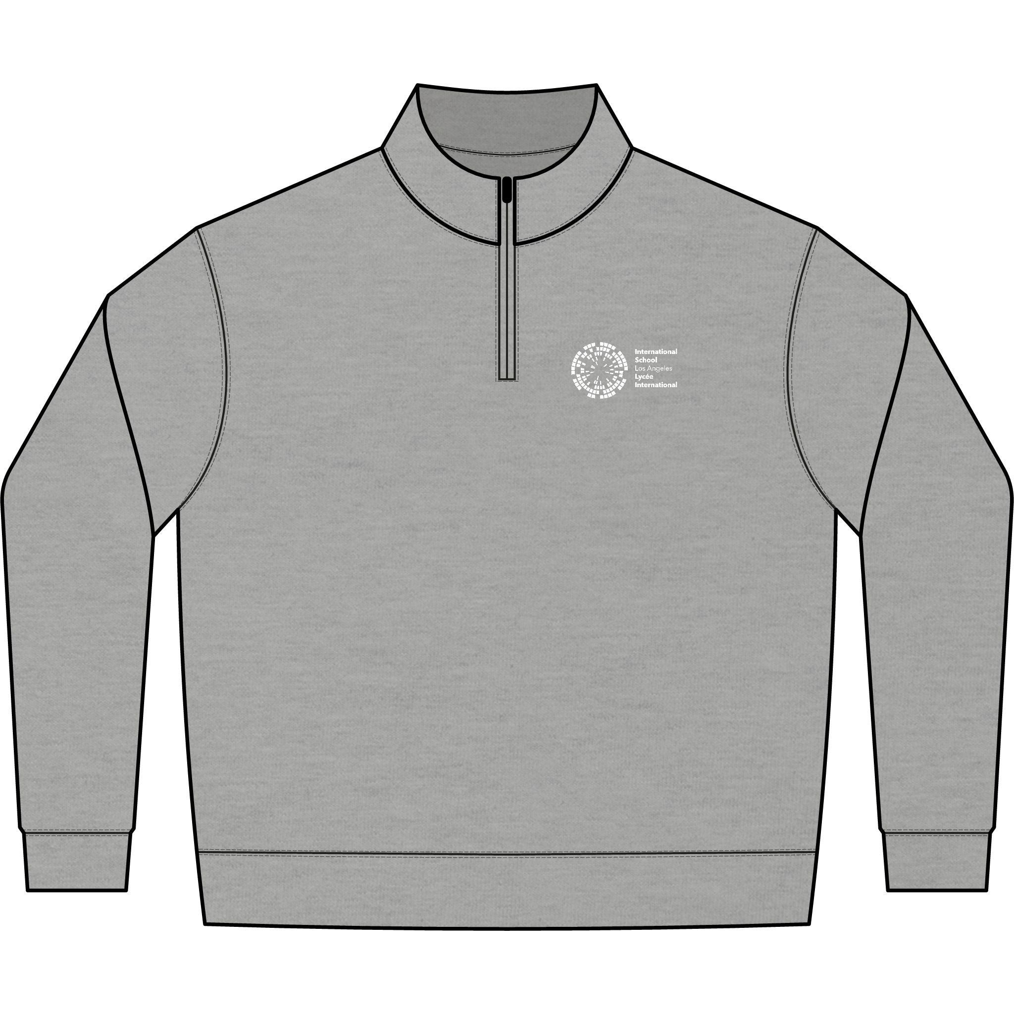 Globe Logo Adult Fleece Quarter-Zip Pullover
