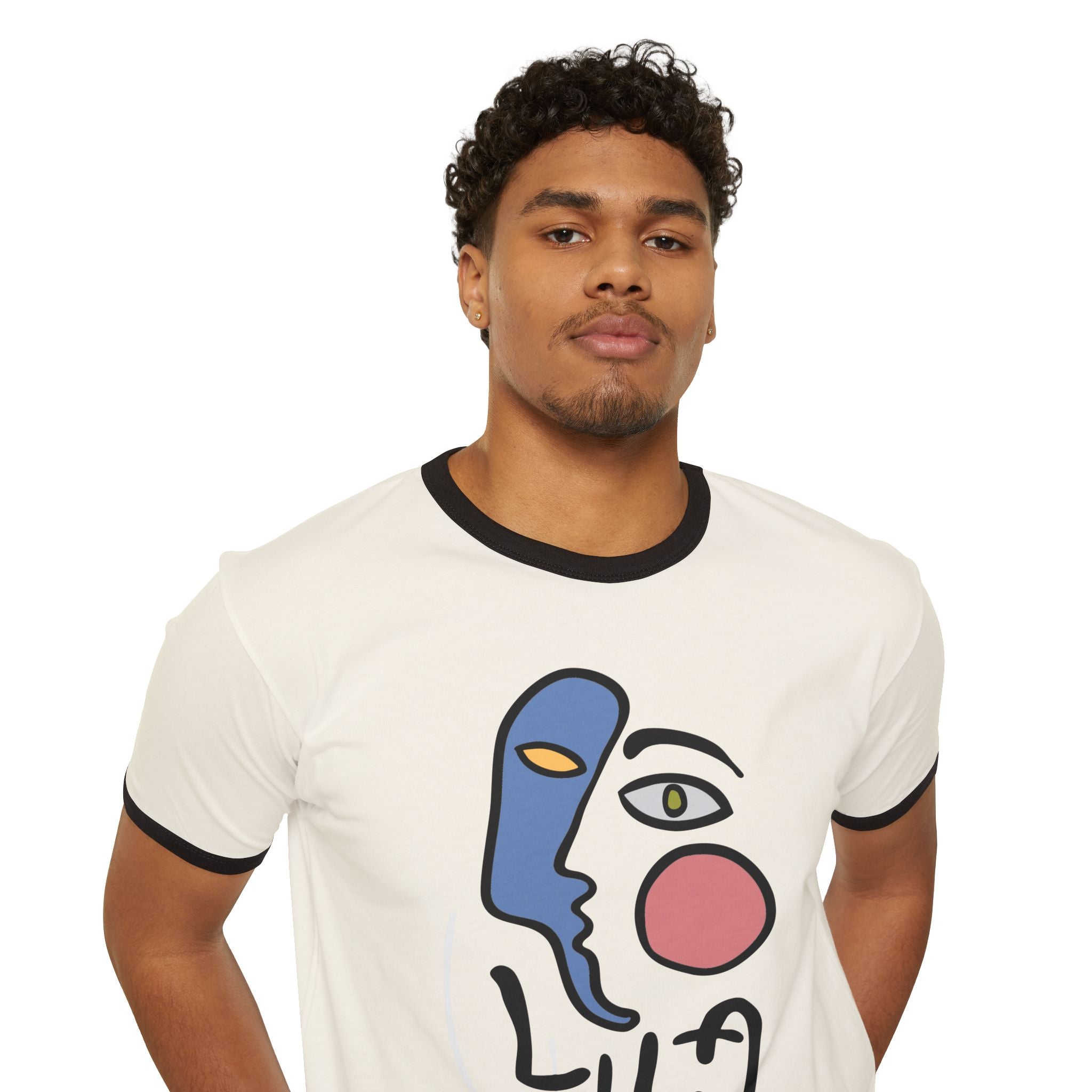 Contrast Trim Adult T-Shirt