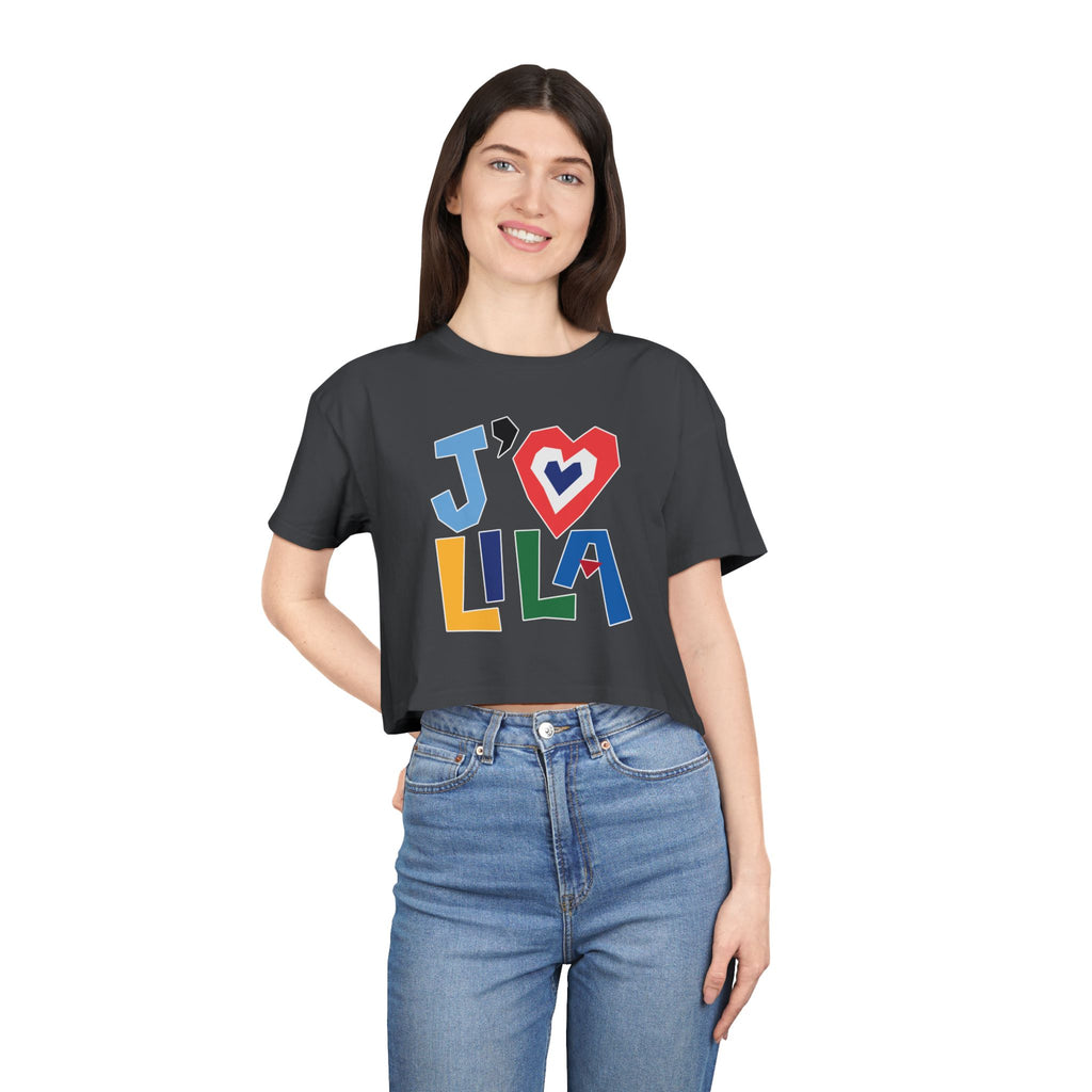 J'<3 LILA Adult Crop Tee